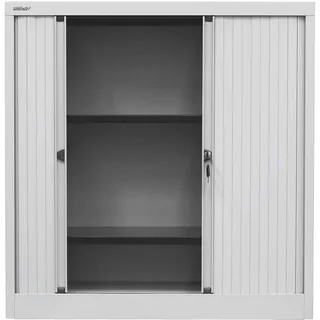 BISLEY Rollladenschrank 80 x 43 x 103 cm Hellgrau