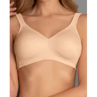 Rosa Faia Soft-BH, Twin T-Shirt BH ohne Bügel, seidenweiche doppellagige Microfaser, beige