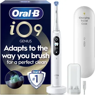 Oral-B iO Series 9 iO9 White Alabaster + 2. Handstück + Reiseetui