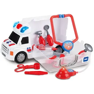 Tachan Krankenwagen-lkw Mit Medizinischem Koffer - Multicolor - 3-6 Jahre