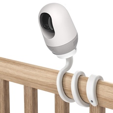 HOLACA Flexible Baby-Monitor-Halterung, Für Nooie Babyphone mit Kamera, Nooie 2K Überwachungskamera innen, Nooie Babyphone WLAN Innen Kamera (Weiß)