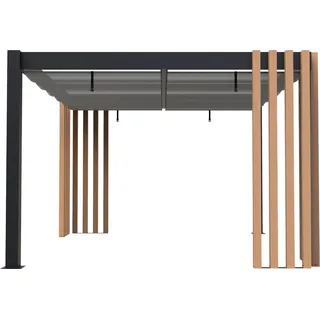 Sojag Pavillon Lito 1012 3,79 x 3,02 m Schwarz/Grau