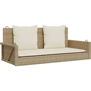 VidaXL 365632, Cremefarben, Rattan, Stahl, 110 kg, Erwachsene & Kinder, 3 cm, 110 cm - Beige