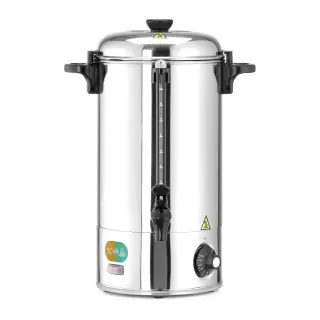 Neumärker Glühwein- und Heißwasserkessel, Effizienter Glühweinkessel zum Aufheizen und Warmhalten von Getränken, 9 Liter, Maße: 340 x 227 x 468 mm