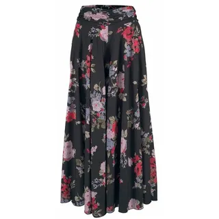 LASCANA Hosenrock Damen Bedruckt Schwarz 34