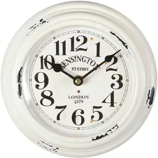 Ambiente Haus Kensington Wanduhr 21 cm 21 weiß