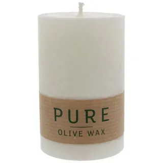 Richard Wenzel PURE Olivenwachs Kerze 9x6 cm grün