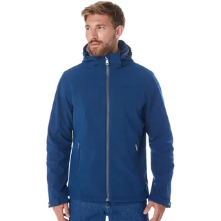 KILLTEC Herren Softshelljacke", mit abzippbarer Kapuze Herren, Softshelljacke, wasserabweisend, Winddicht 00811-dunkelblau XL,
