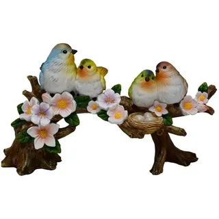 Dekovogel , Multicolor , Kunststoff , Vogel , Vogel , 11.5x15x26 cm , Kunsthandwerk, zum Stellen, handgemacht, handgemalt , Dekoration, Dekofiguren & Skulpturen, Dekotiere