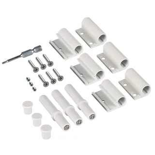 WINDHAGER Aluminium Scharniere für Türen - weiß - 3 Stück