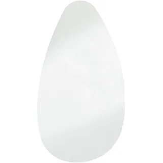 SalesFever Wandspiegel »Design-Spiegel für stilvolle Akzente« Elegante Tropfenform: oval, farblos