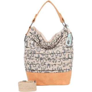 Fritzi aus Preußen Schultertasche Olga Limited Leo Bubble Shoulder Bag Soft Caramel beige - Weiß