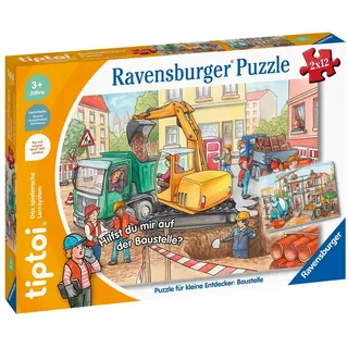 Ravensburger tiptoi Puzzle für kleine Entdecker: Baustelle 00137