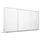 Schwebetürenschrank OTELI 368 x 214 x 68 cm Weiß
