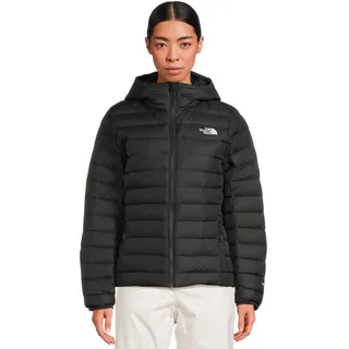 The North Face Damen Classic Down Hooded Jacke, Tnf Black, XS