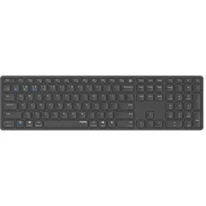 RAPOO Keyboard E9800M Multi-Mode Wireless Dark Grey - Tastaturen - Schwarz