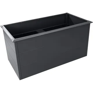 Zelsius Hochbeet für Garten, 150 x 75 x 77 cm | Anthrazit RAL 7016 | Terrasse oder Balkon - Grau