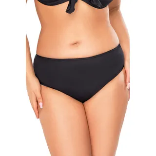 Vivisence dame bikini-unterteil 3005 bademode musterlos settil , schwarz, 46 - Schwarz