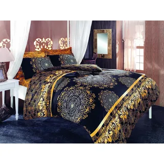 L'Essentiel Linge de Maison, Adal- PRL3842, Schwarz, Bettdecken, 50% Baumwolle / 50% Polyester - Schwarz