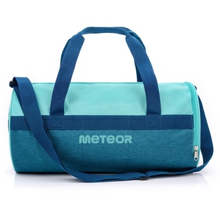 Meteor Sporttasche Kinder 25L runde Tasche Gym Tasche Herren schwimmtasche Reisetasche Urlaubstasche klein Fitnesstasche Kindertaschen Schule-Taschen turntasche Jungen