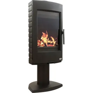 Holzofen 7,5kw anthrazit Godin 389130 - Schwarz