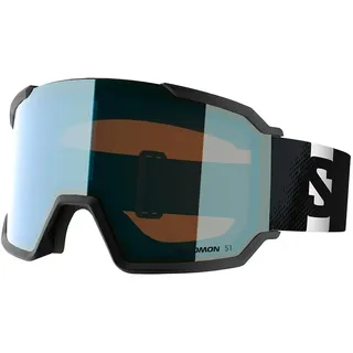 Salomon S/view 3 Skibrille - Black 2 - Light Blue/CAT2