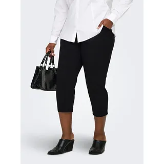ONLY CARMAKOMA Carsania Button Capri Leggings Schwarz XL
