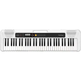 Casio CT-S200WE Keyboard mit 61 Standardtasten, 400 Sounds & 77 Begleitrhythmen, weiß