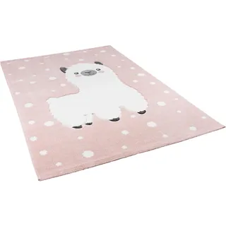 Pergamon Kinder Teppich Maui Kids Alpaka Rosa 160x230cm