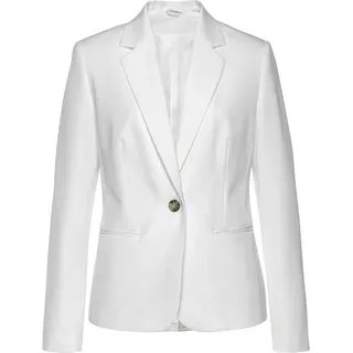 LASCANA LASCANA, Kurzblazer in klassischer Form, taillierter Damenblazer, sportlich elegant, weiß,