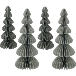 Dekobaum "Dekobaum Ornament", grau, H:25cm Ø:10cm, Papier, LEGER HOME BY LENA GERCKE, Dekofiguren, Dekobaum, im trendigen Design