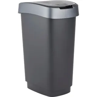 Rotho Art Twist 50 l schwarz/silber