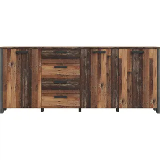 Forte Clif 206,1 x 86,3 x 41,6 cm grau / dunkelgrau