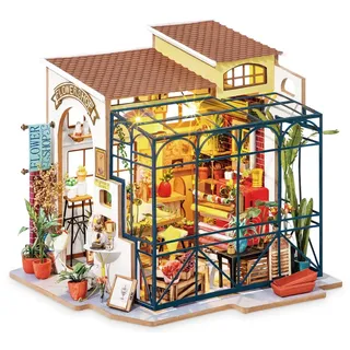 Rolife Holzpuppenhaus Emilys Blumenladen mehrfarbig DG145