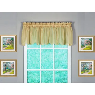 Today's Curtain Emelia Voile-Volant, 35,6 cm, Gold, 152,4 x 35,6 cm (B x L)