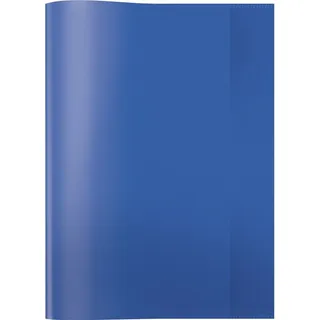 Herma Herma, Heftumschlag transparent blau Kunststoff DIN A4,