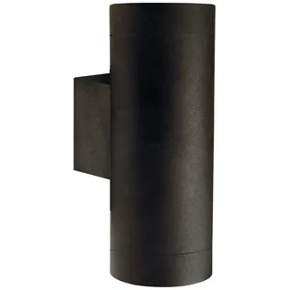 Nordlux Außenwandleuchte Glas Metall 19,0 cm IP54 2xGU10 schwarz