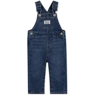 Levi's Latzjeans LEVI'S KIDS "SHORTALL", Jungen, Gr. 9M74, N-Gr, bandwagon w, o destruction, Denim/Jeans, Obermaterial: 76% Baumwolle, 21% Polyester, 3% Elasthan, Basic, Jeans Latzjeans, UNISEX
