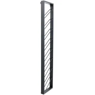 Kare-Design Weinregal , Schwarz , Metall , 36x160x6 cm , Barzubehör & Weinzubehör, Weinregale