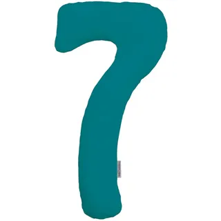 Theraline | my7 - Seitenschläferkissen | inkl. Außenbezug Petrol Bambus-Kollektion