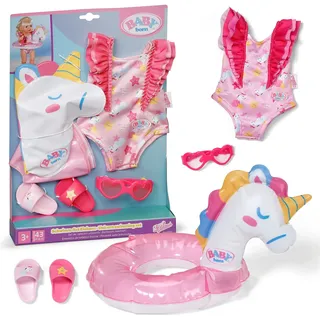 BABY BORN Puppenzubehör Schwimm-Set Einhorn beige 839447