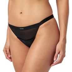 HUGO Damen Velvet Brief, Black1, XL EU