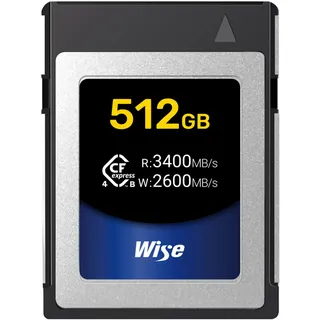 Wise CFexpress 4.0 Type B 512GB 3400MB/s