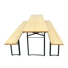 Bierzelt-Garnitur klappbar mit 50 cm breitem Tisch