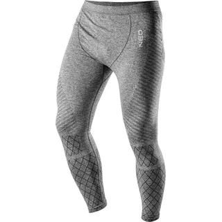 NEO TOOLS Herren Thermounterwäsche Funktionsunterwäsche Lange Thermo Unterwäsche Unterhose  - Größe: L/XL - Grau