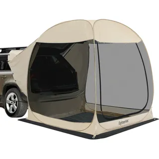 EighteenTek Uni – Erwachsene 9003-VC SUV-Zelt, Beige, 7’x7’x7.2’H