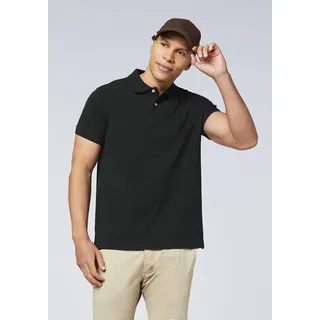 Poloshirt CHIEMSEE, Herren, Gr. 3XL (64/66), schwarz beauty, 100% Baumwolle, ohne Ausschnitt, Shirts Poloshirt
