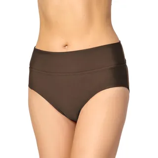 Merry Style Damen Bikini Slip MSVR5 (Braun (8157), 46)