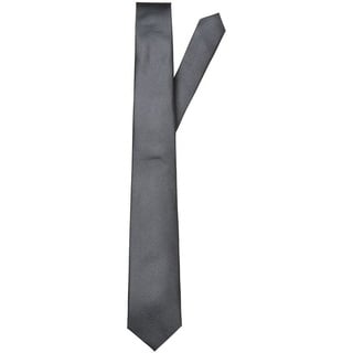 SELECTED HOMME Herren Slhnew Texture Tie 7cm Noos B Krawatte, Grau, Einheitsgr e EU