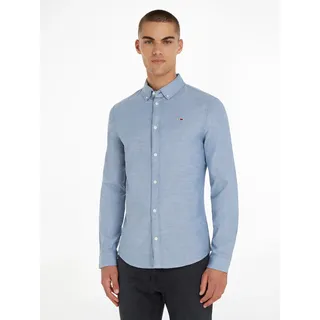Tommy Hilfiger Tommy Jeans Slim Stretch Oxford Shirt Dm0dm09594 Langarmhemden Gewebte Oberteile, Blau (Twilight Navy), XL
